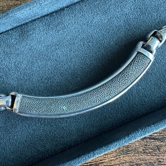 David Yurman Exotic Stone ID Bracelet w/ Red Agate - 7mm - 8.5" - RARE - Picture 9 of 16